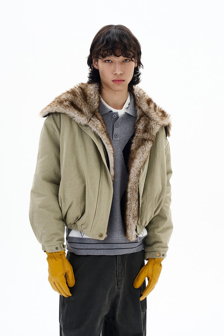 Olive Dune Bomber Jacket