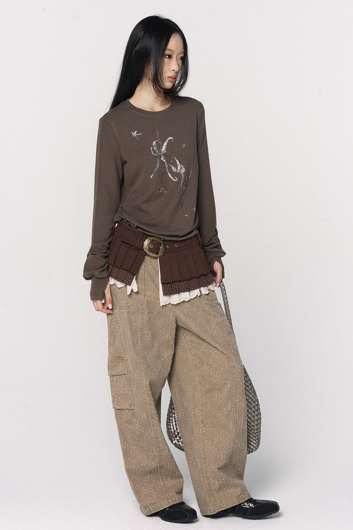 Rina Sequin Thread Shirt