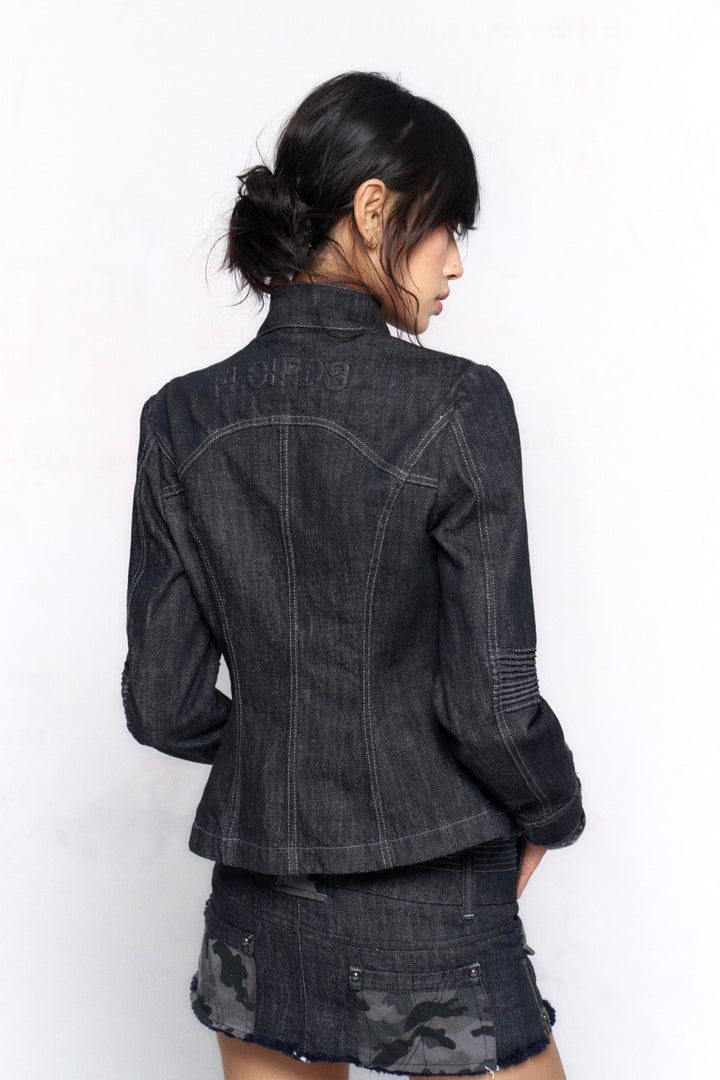 Lena Dark Denim Jacket