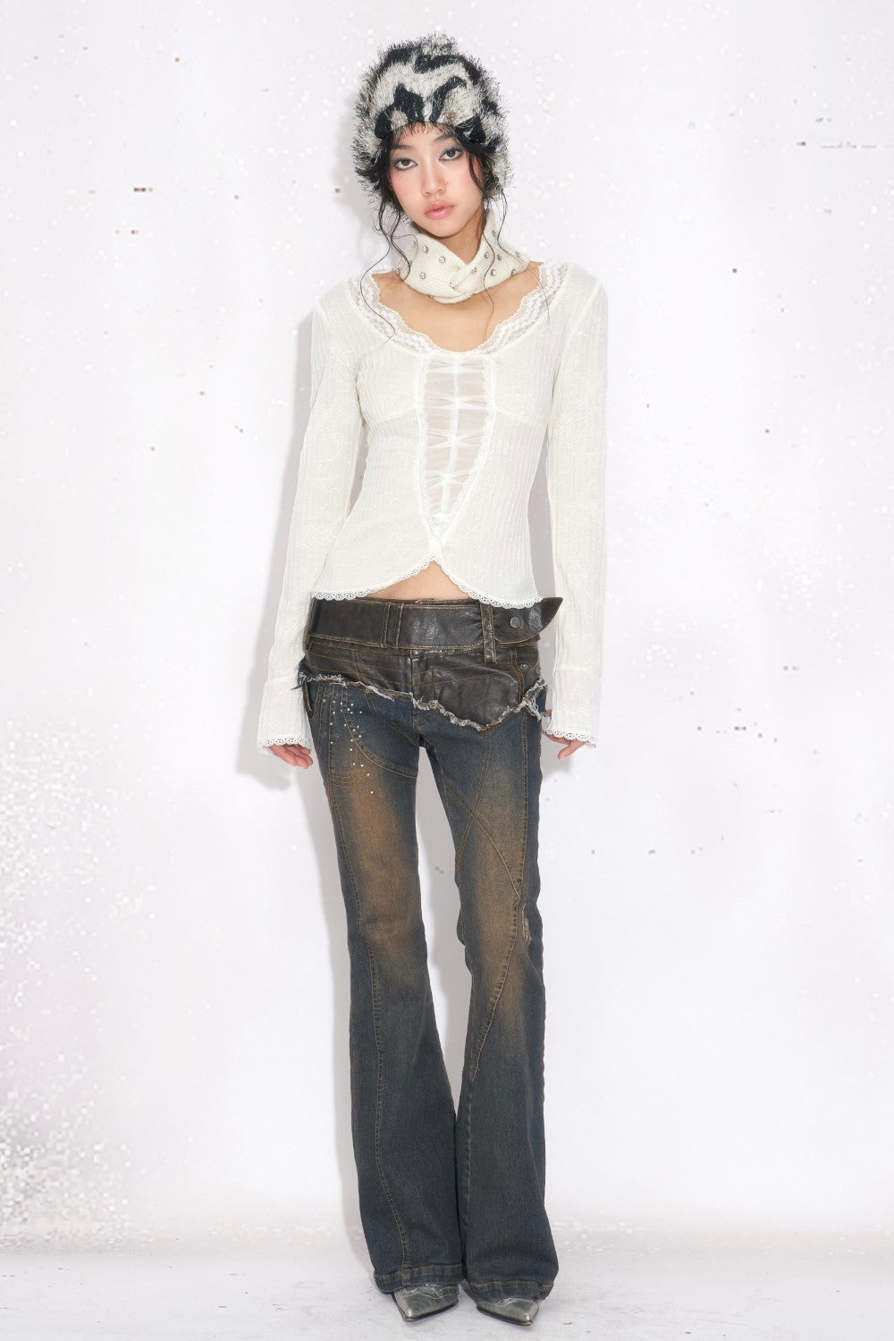 Low-Rise Fusion Jeans