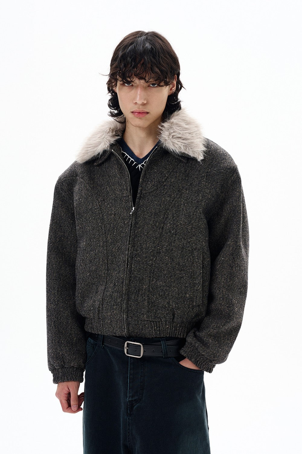 Midnight Thread Fur Coat