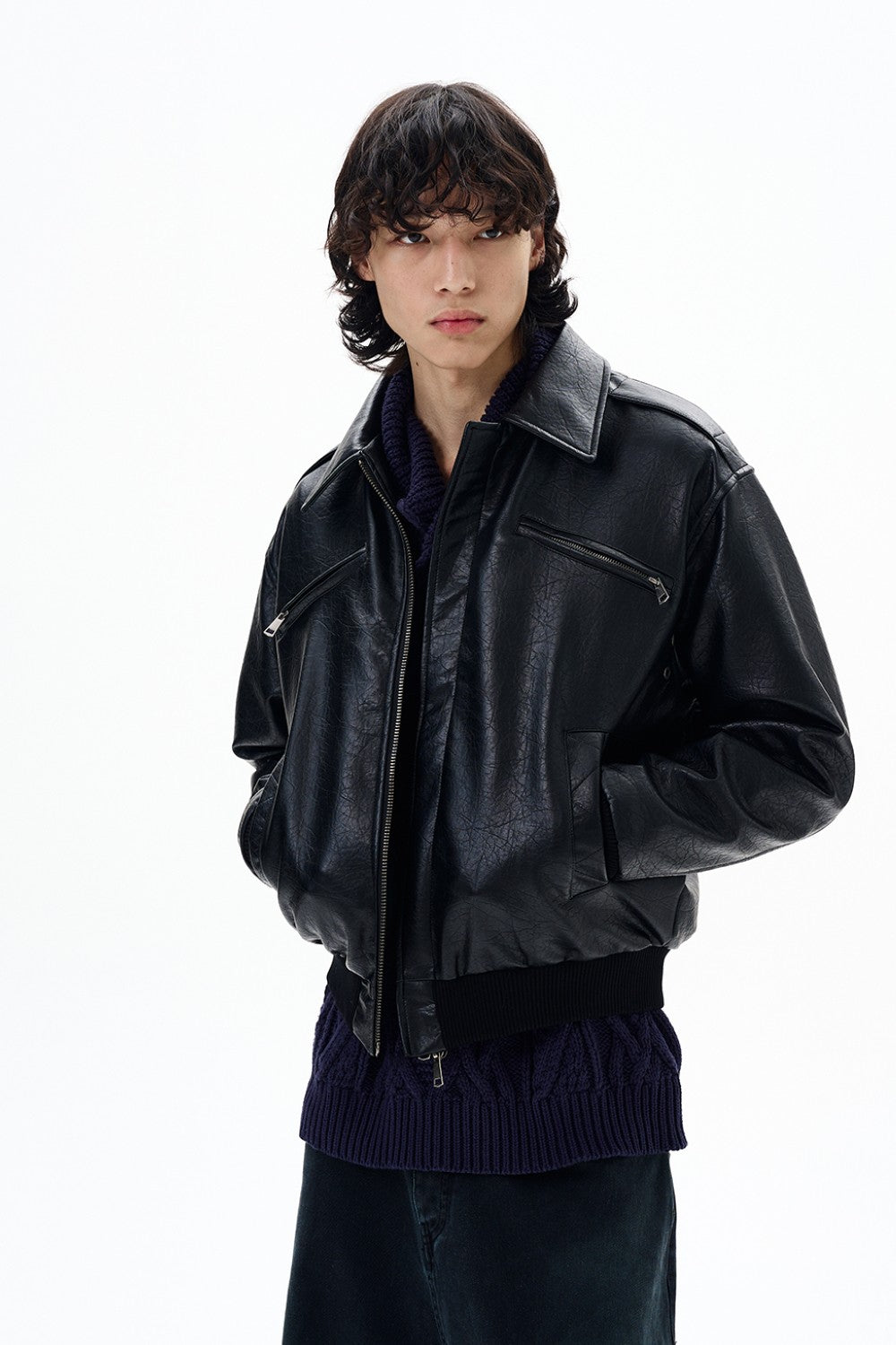 Detroit PU Leather Jacket