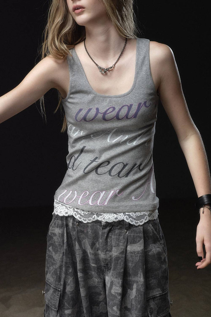 Soft Print Tank Top