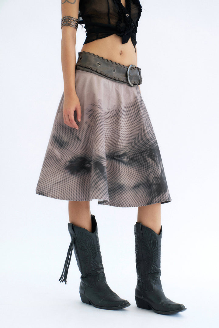 Abstract Mirage Skirt