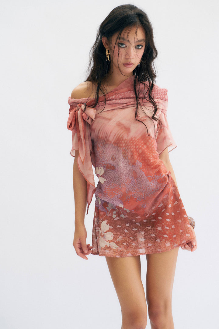 Layered Floral Dress