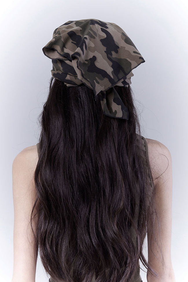 Camo Studded Headscarf