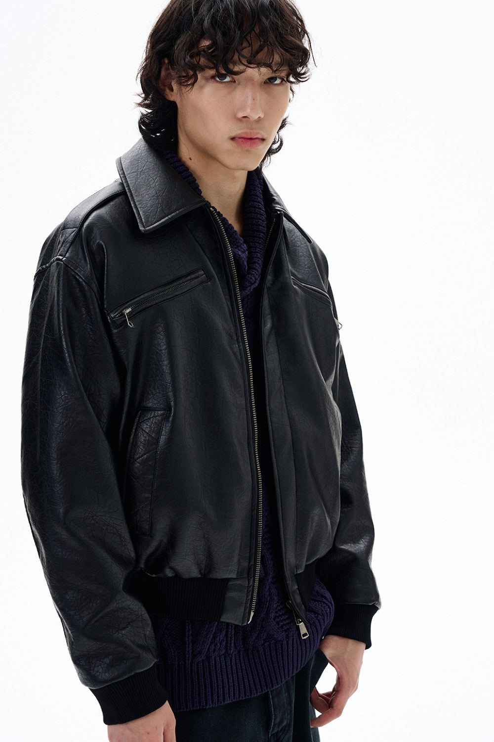 Detroit PU Leather Jacket