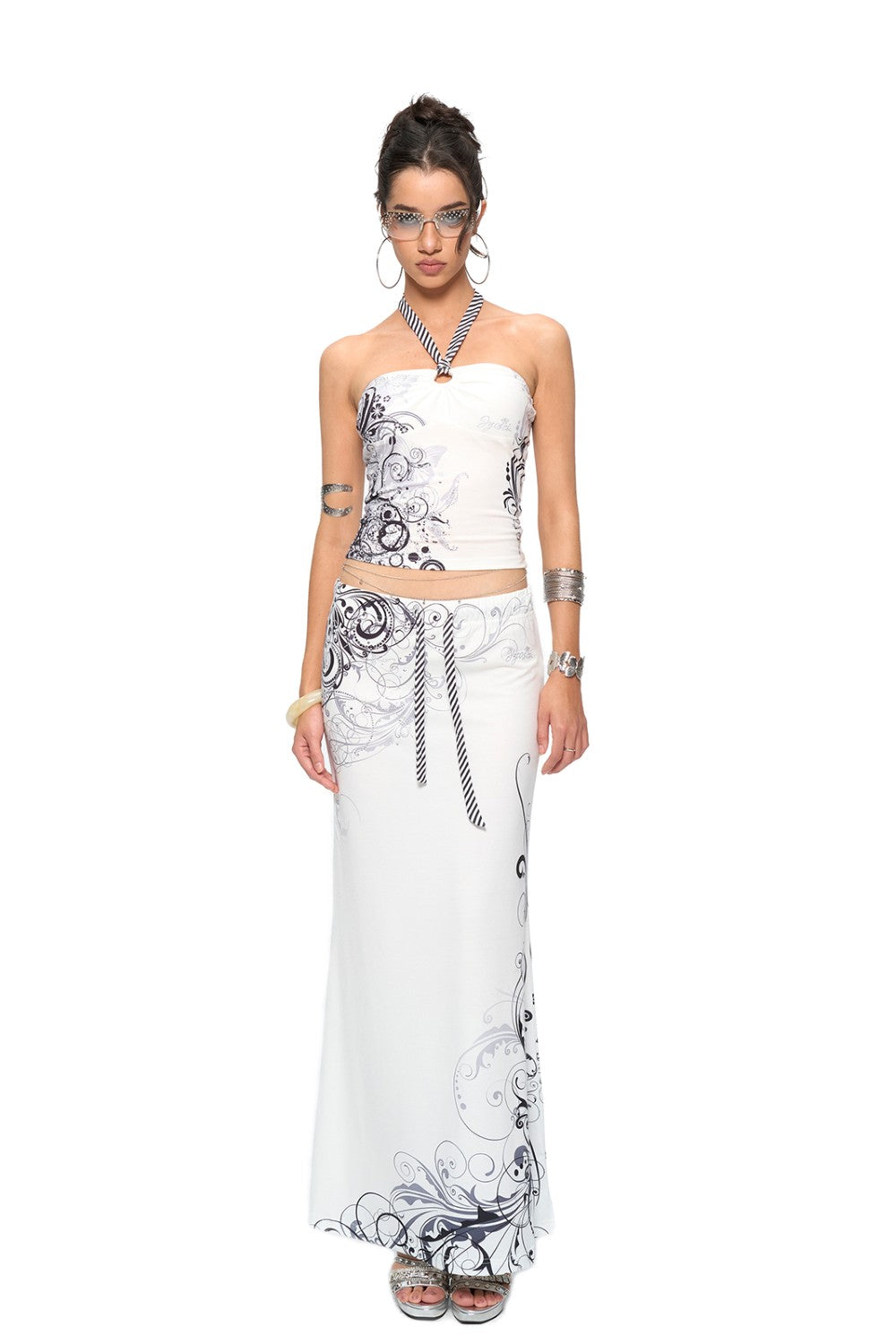 Selene Swirl Halter Top