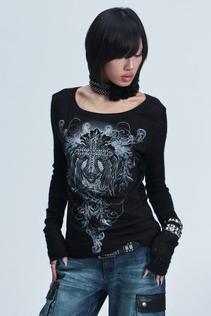 Eden Cross Knit Shirt