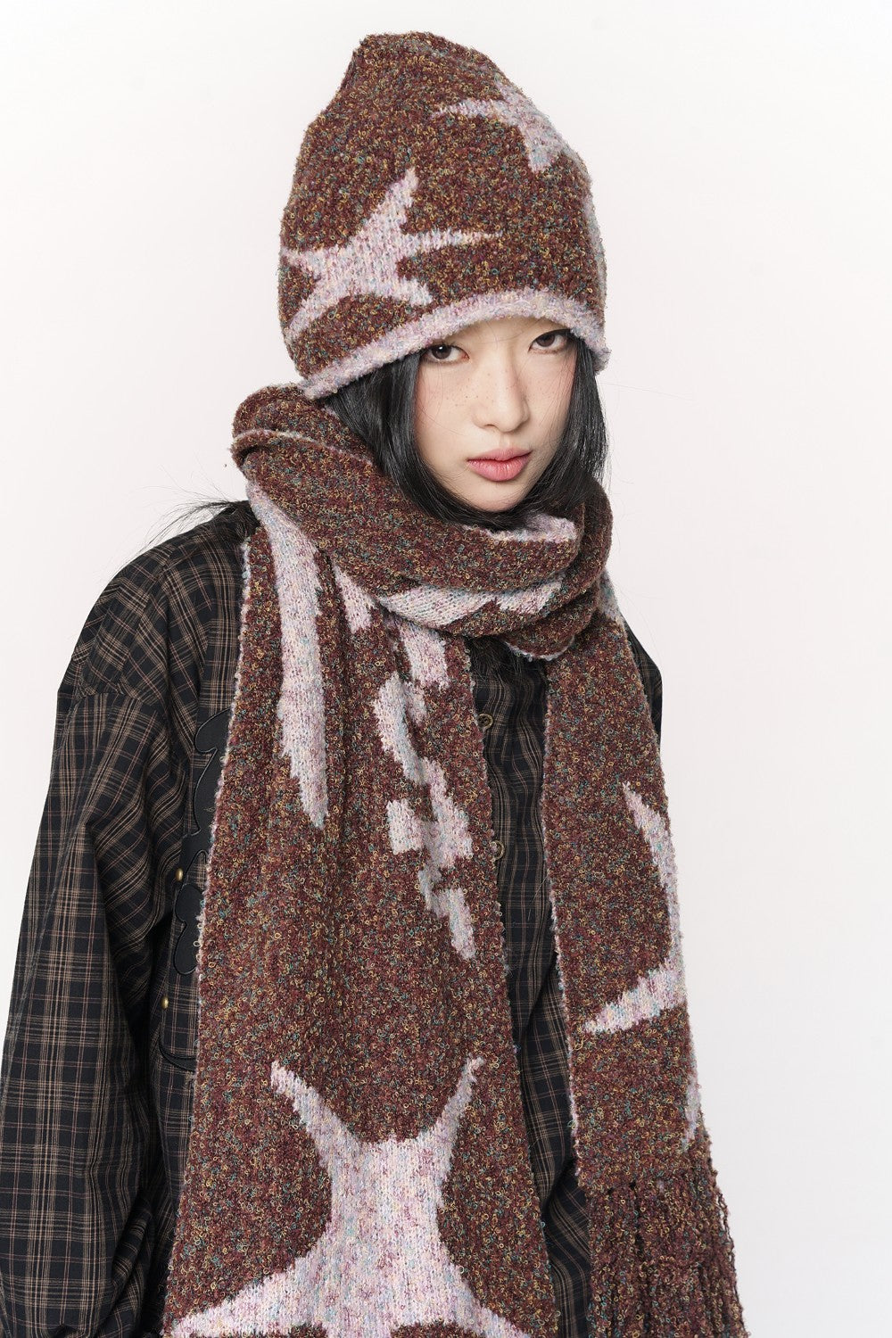 Starry Knit Winter Beanie