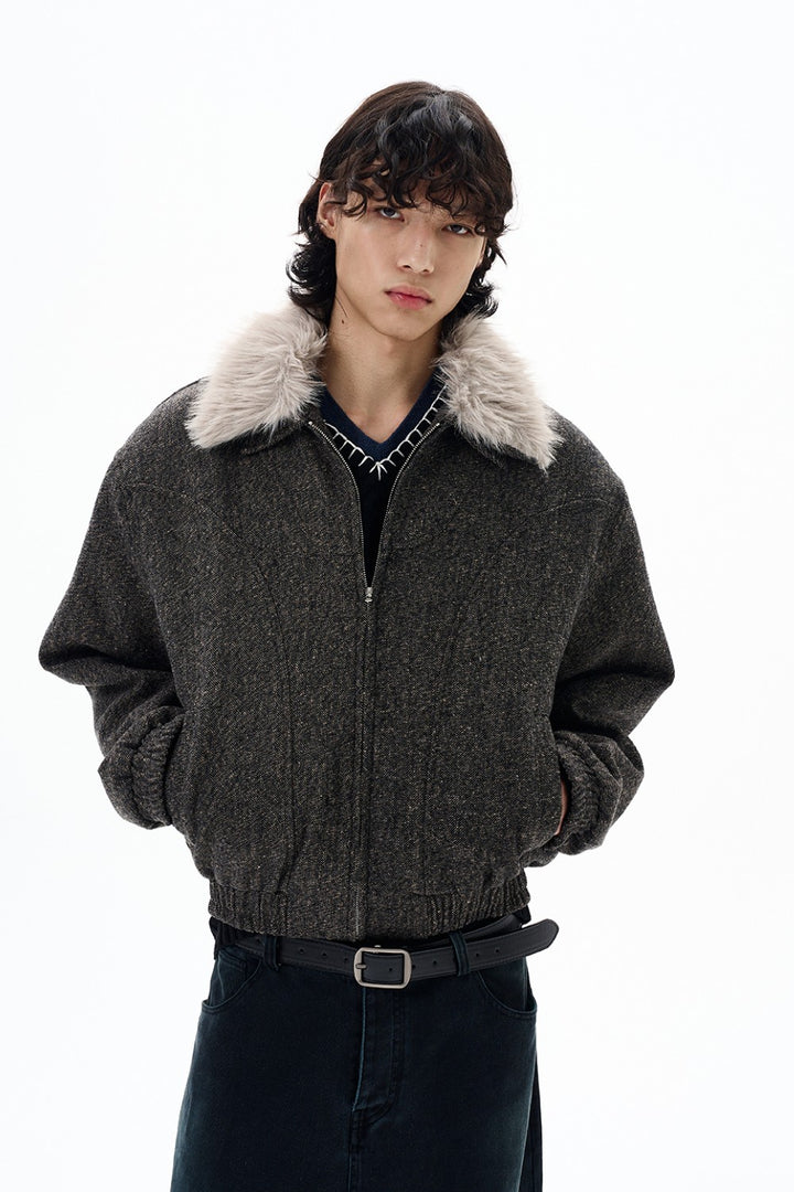 Midnight Thread Fur Coat