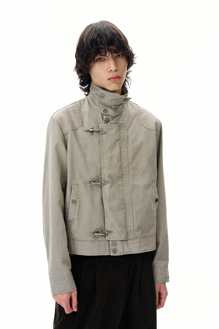 Vintage Aviator Buckle Jacket