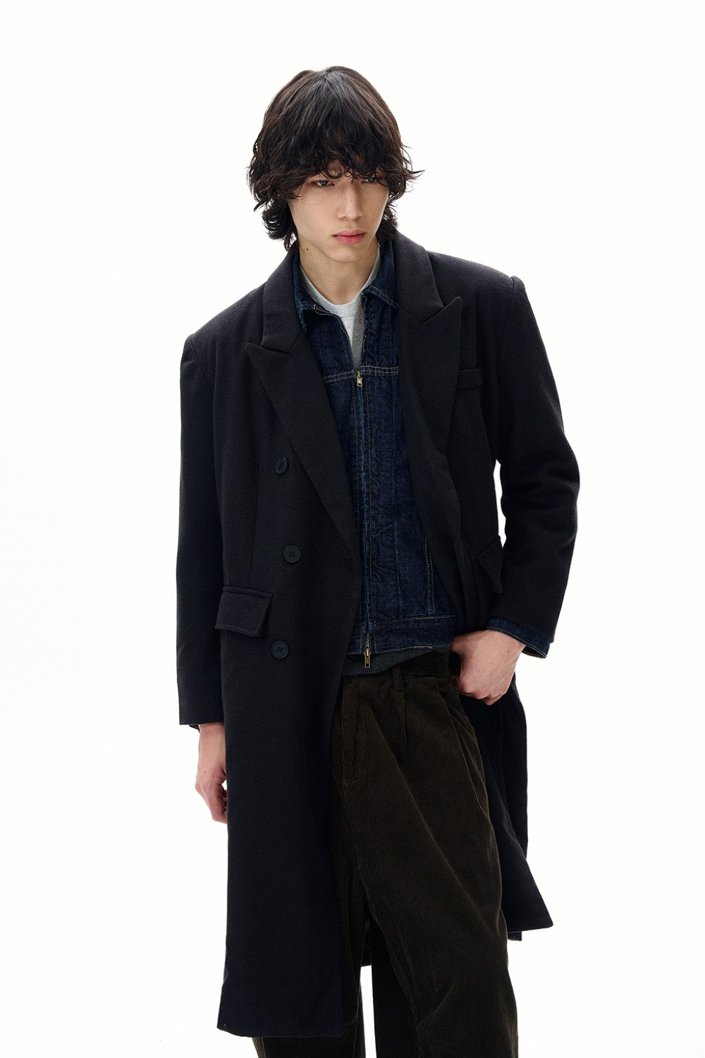 Downtown Noir Overcoat