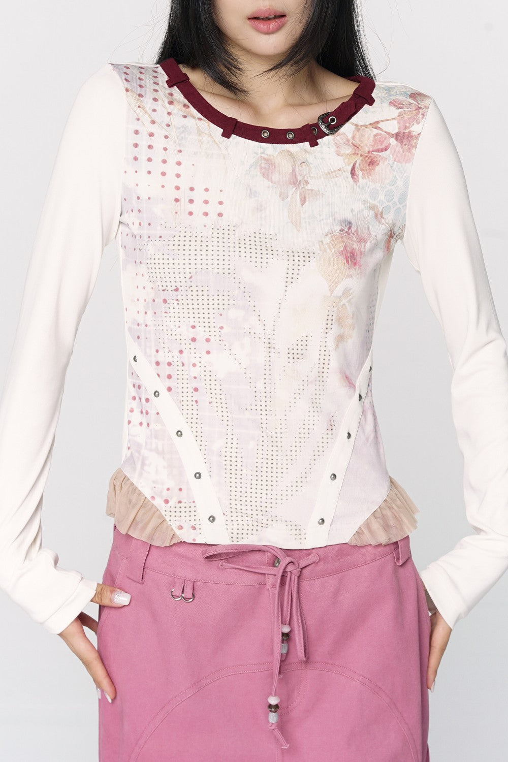 Nove Floral Panel Shirt