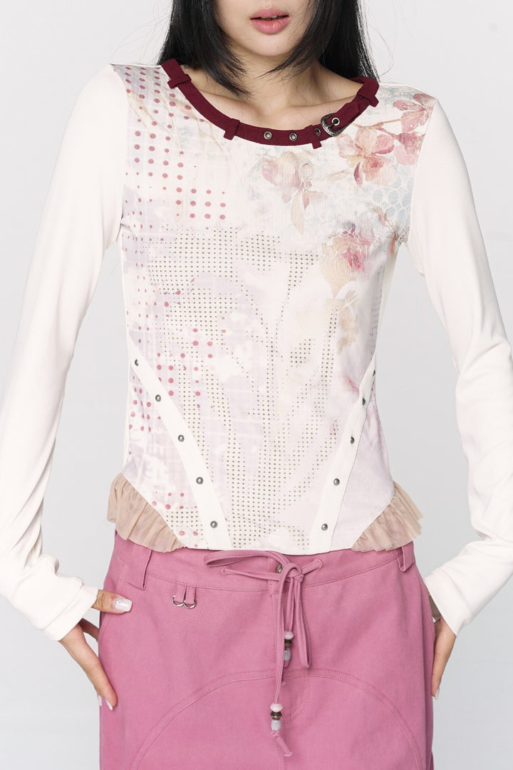 Nove Floral Panel Shirt