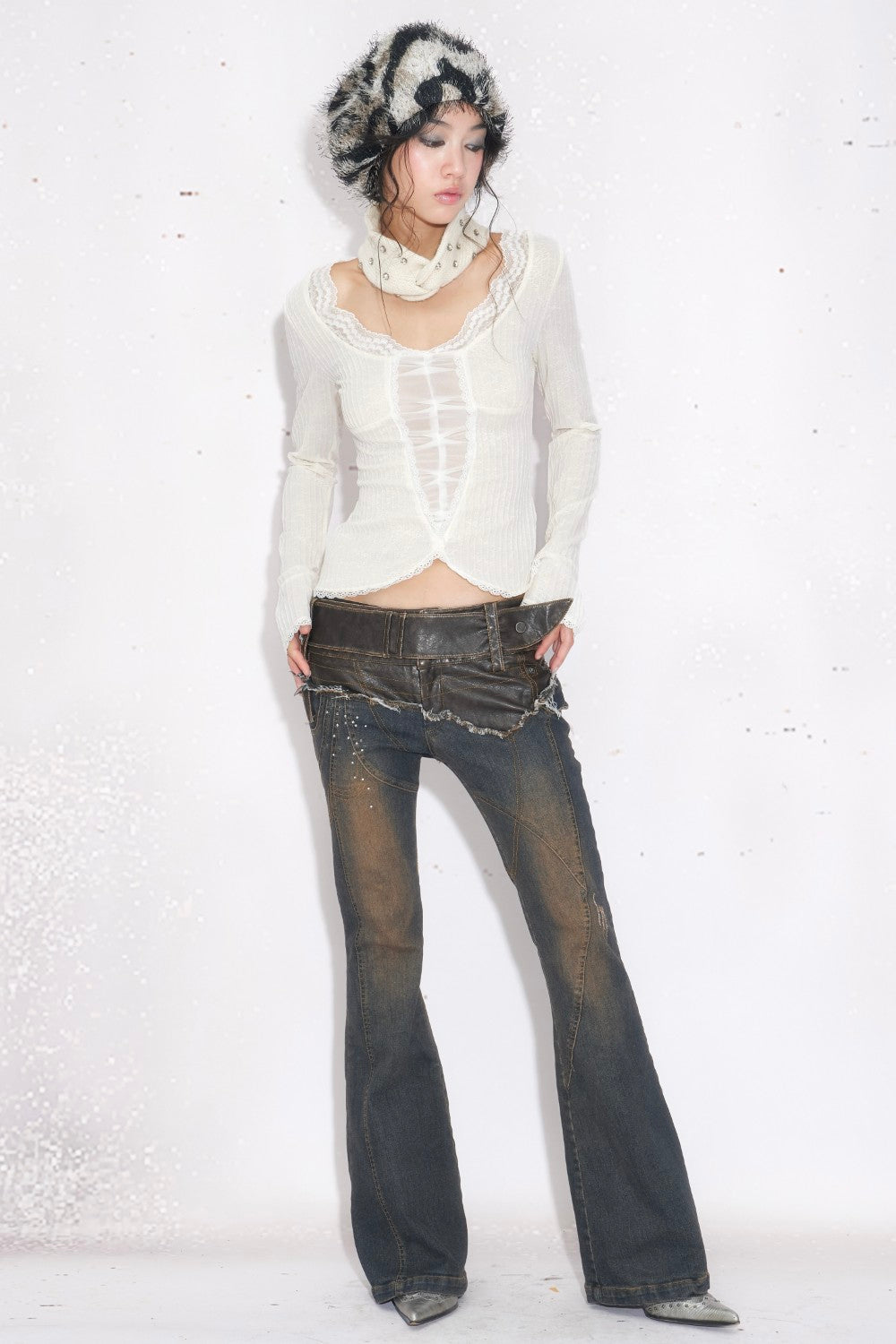 Low-Rise Fusion Jeans