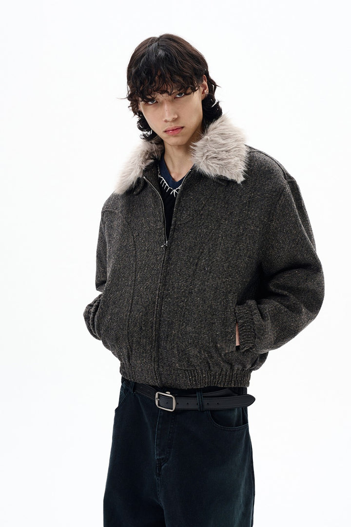 Midnight Thread Fur Coat