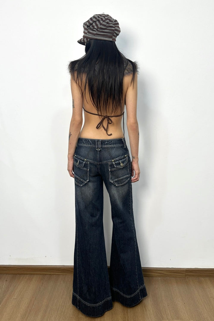 Riley Wide-Leg Retro Jeans