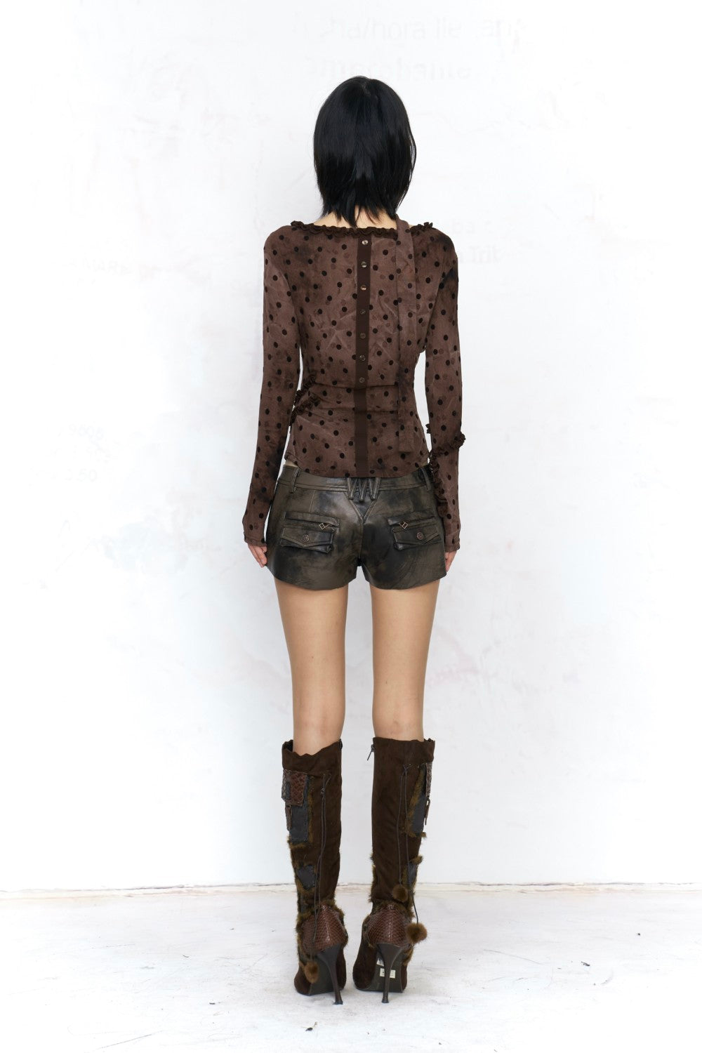 Polka Dot Sheer Top