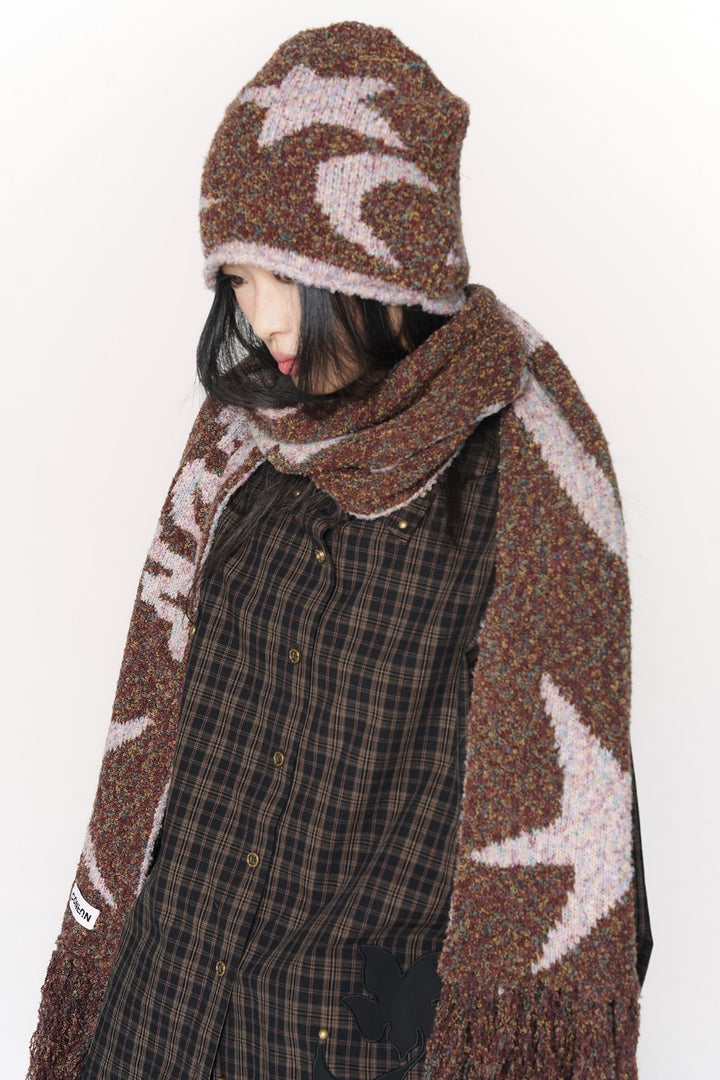 Starry Knit Winter Beanie