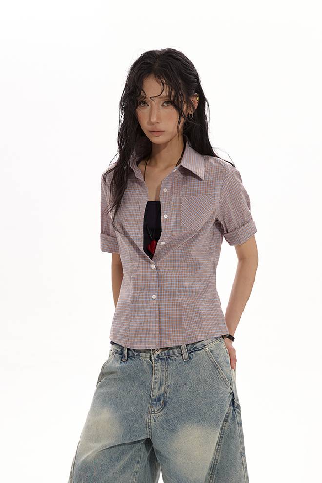 Plaid Button Shirt