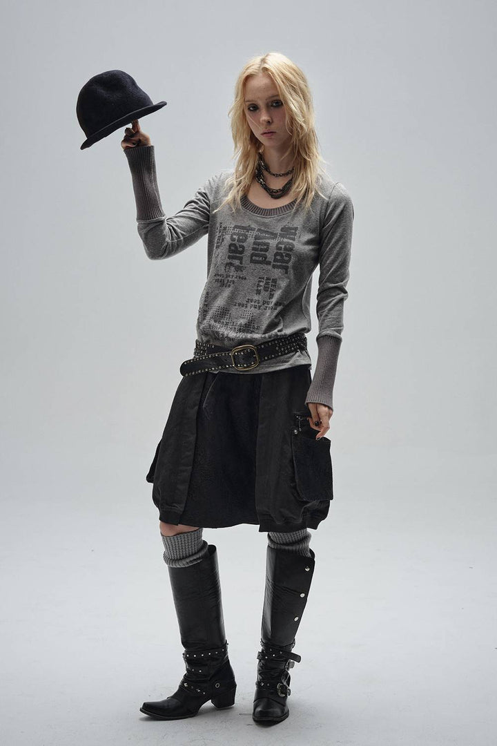 Urban Pocket A-line Skirt