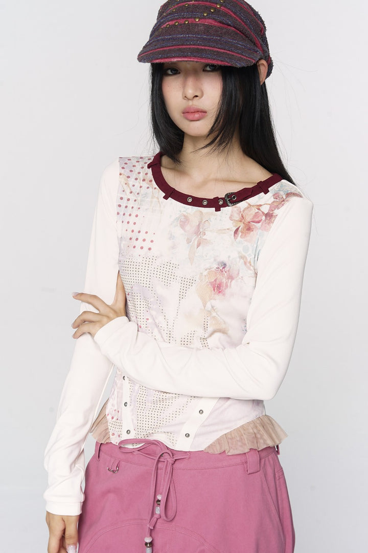 Nove Floral Panel Shirt