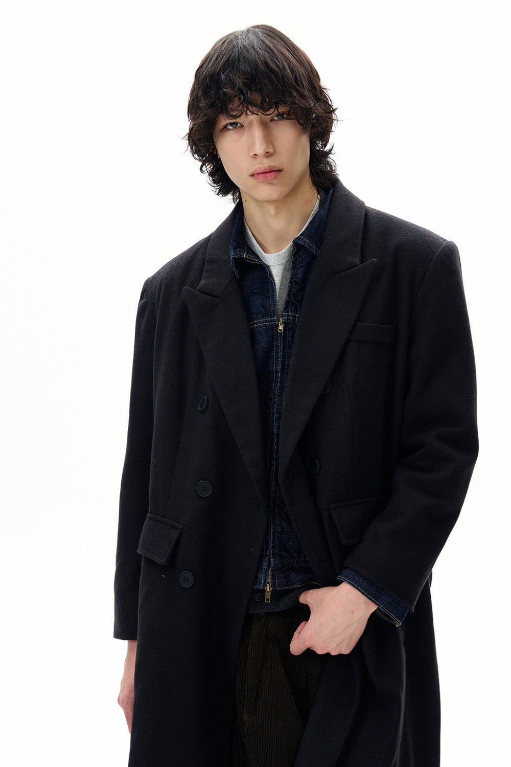 Downtown Noir Overcoat