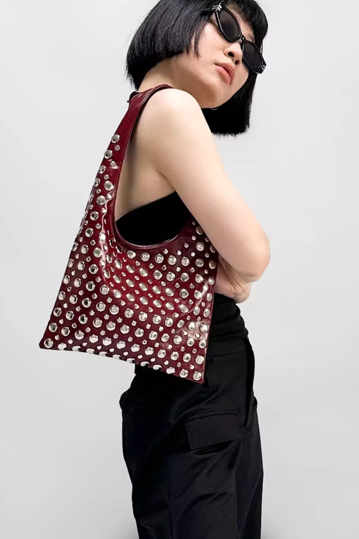 Cherry Lira Studded Bag