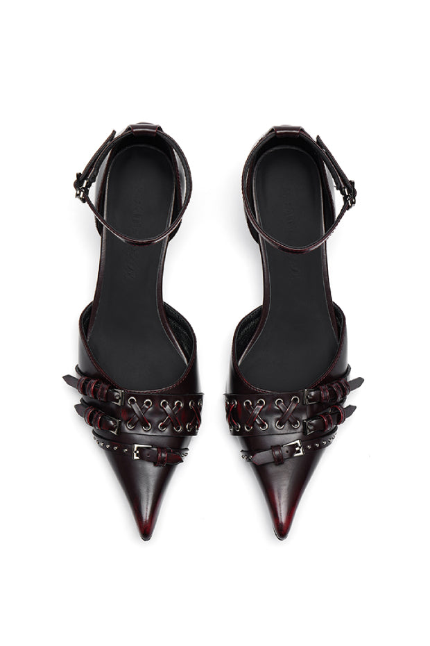 Keira Buckled Point Heels