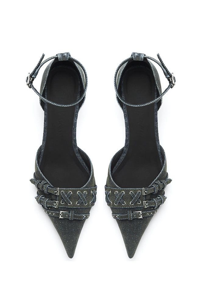 Keira Buckled Point Heels