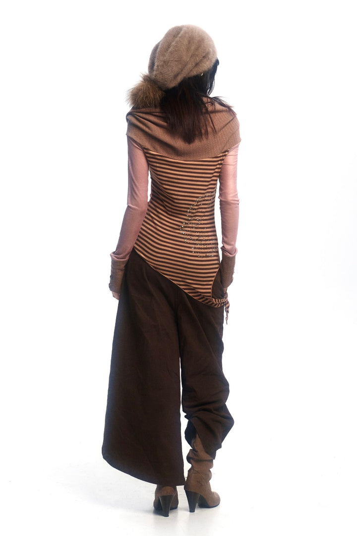 Skirt-Style Wrap Pants