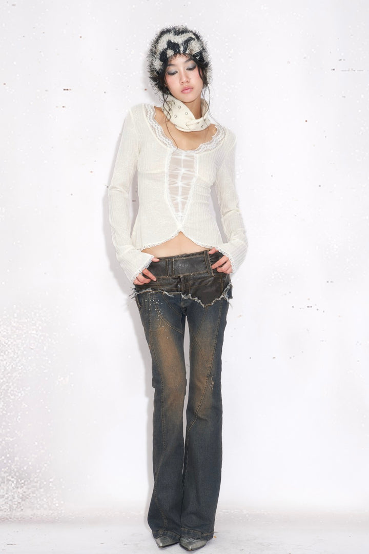 Low-Rise Fusion Jeans