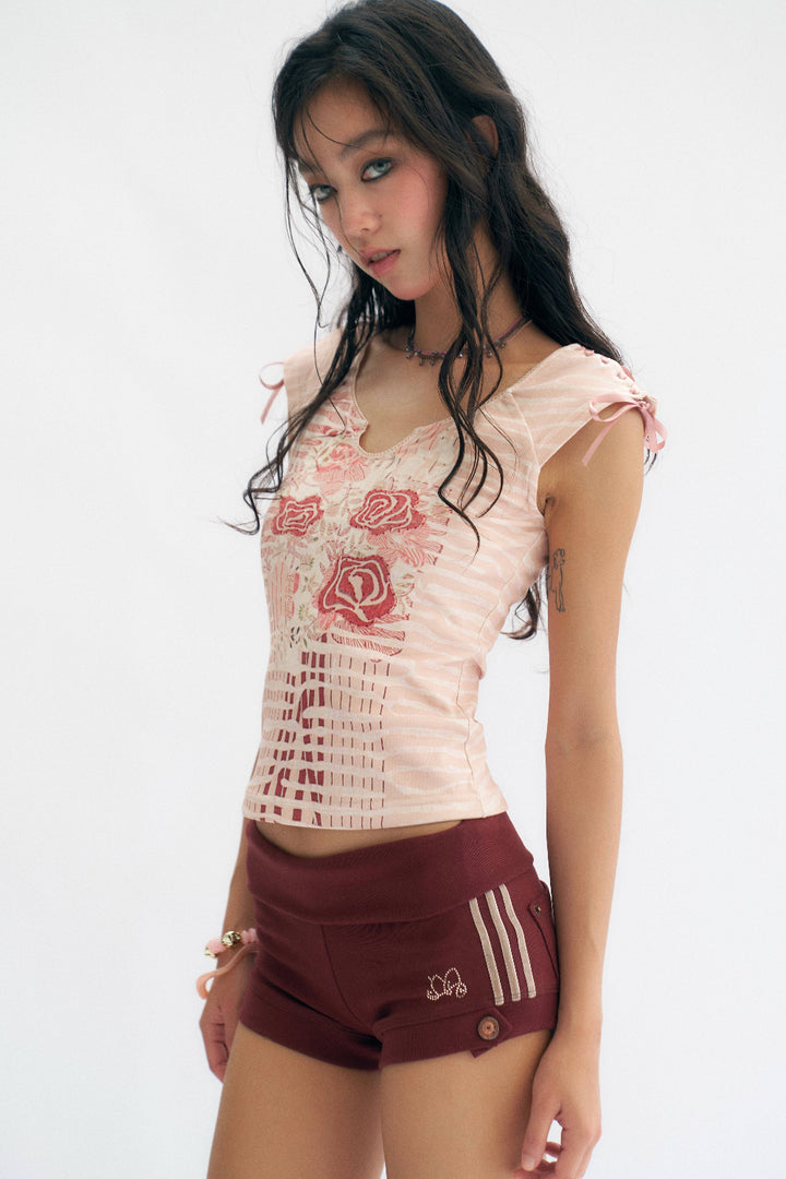 Rosy Bloom Tee