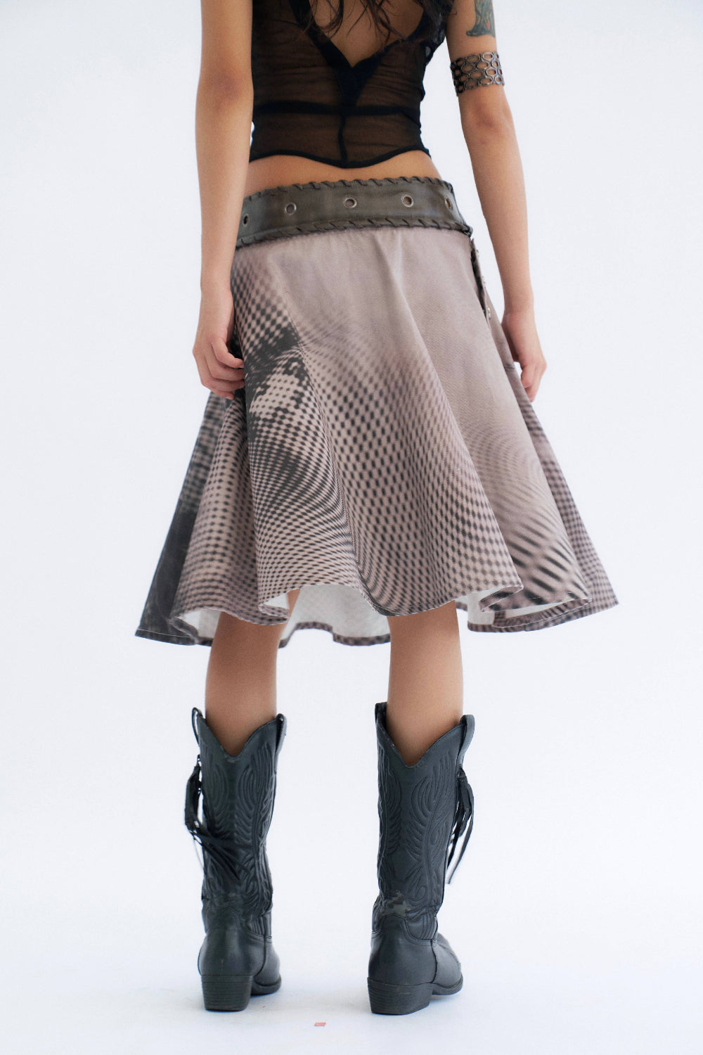 Abstract Mirage Skirt