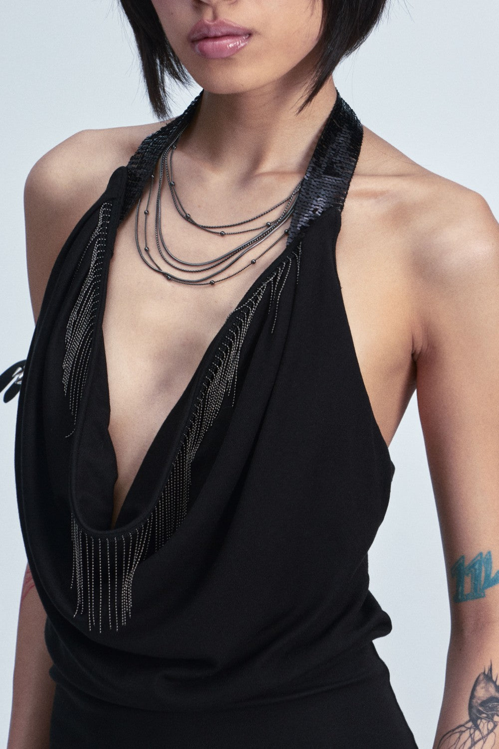Zadie Draped Halter Top