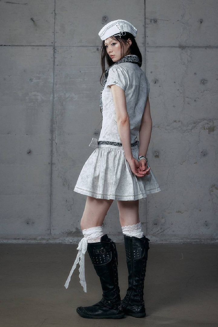 Vintage Leopard Mini Dress