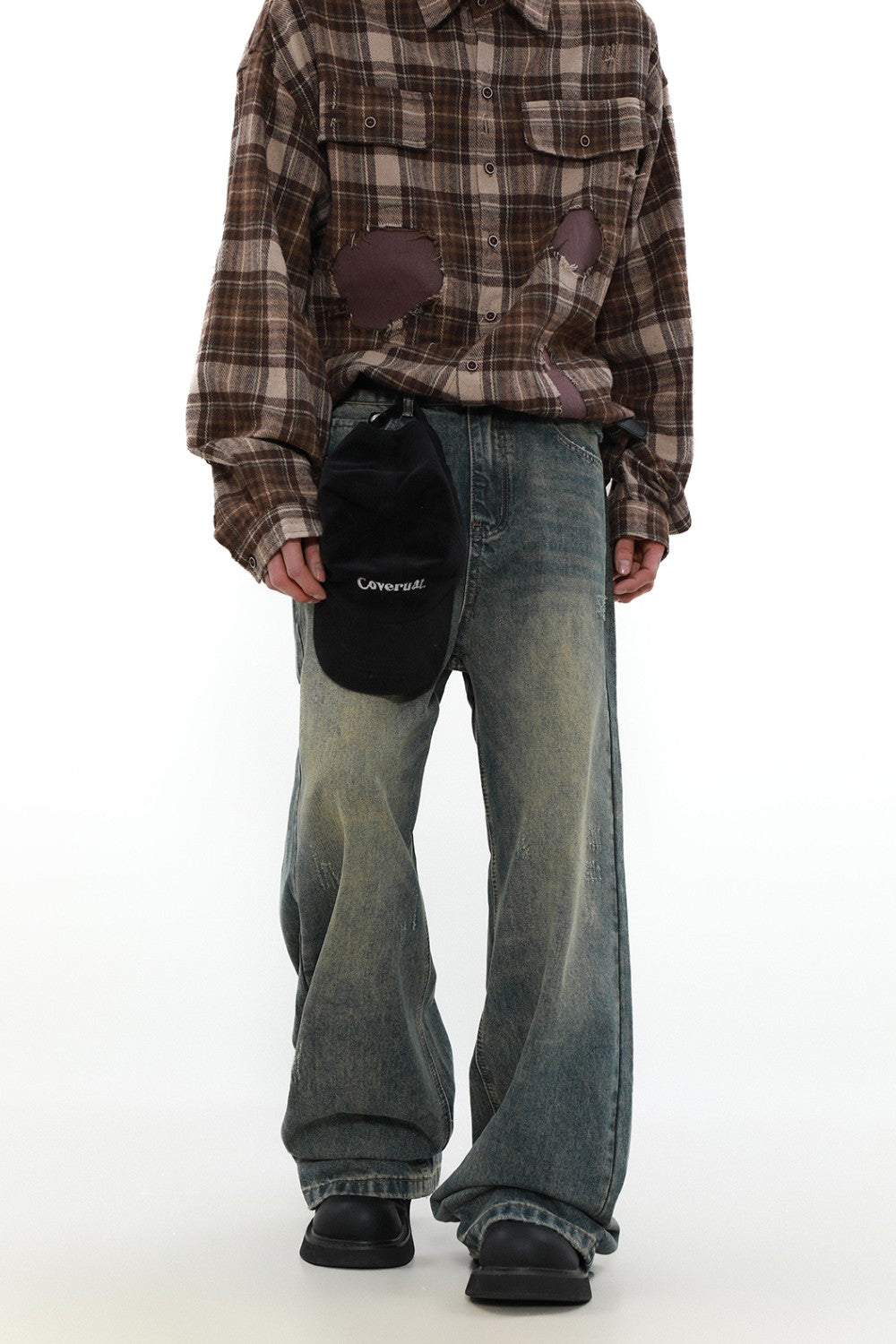 Faded Classic Denim Jeans