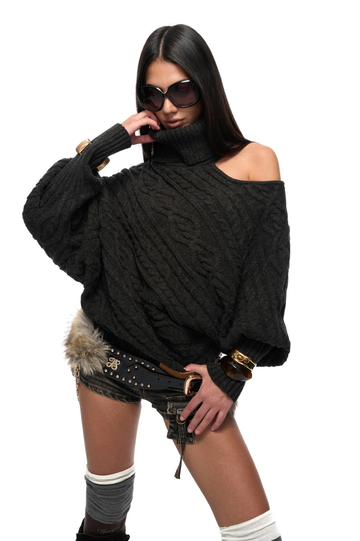 Aria Cutout Wool Sweater