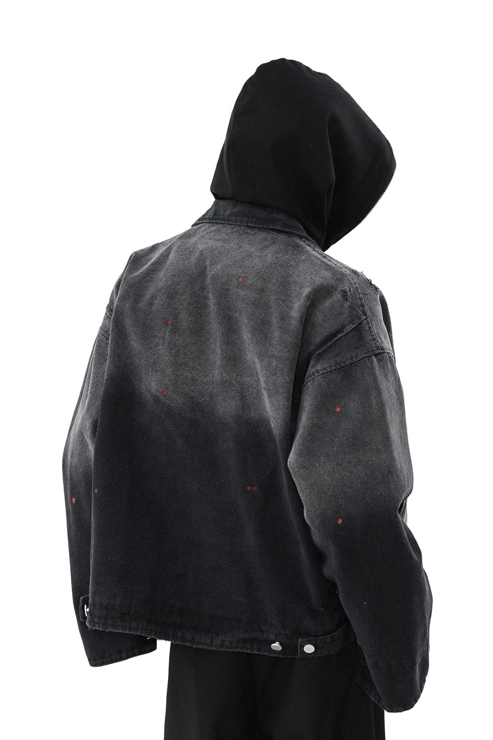 Charcoal Gradient Denim Jacket