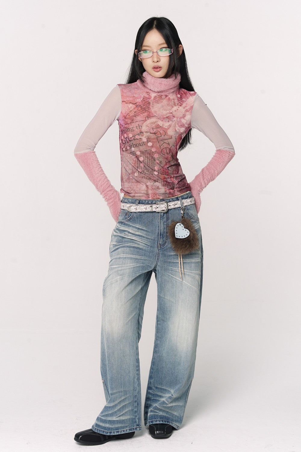 Cleo Washed Blade Jeans