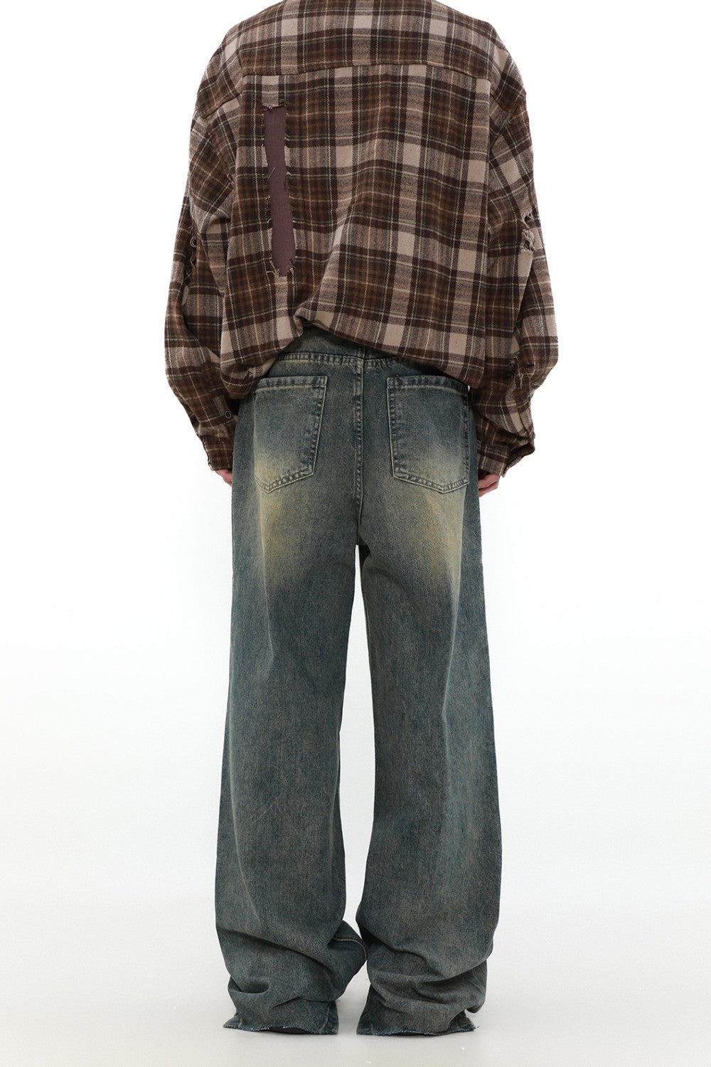 Faded Classic Denim Jeans
