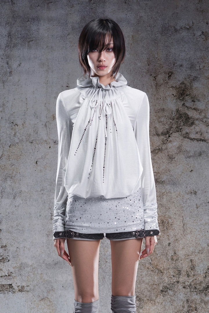 Elara Shimmer Mini Dress