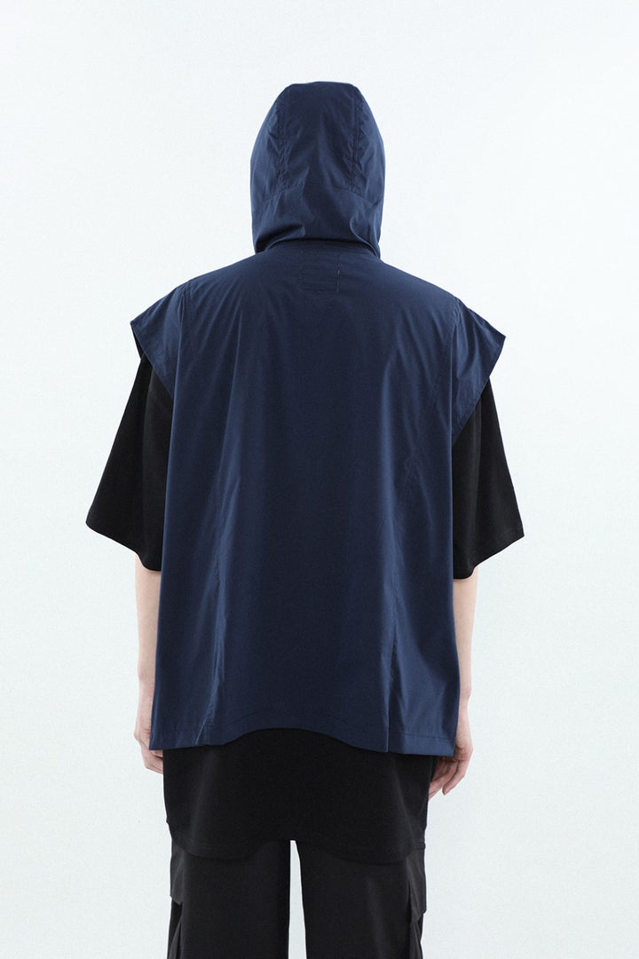 Hooded Utility Shell Vest