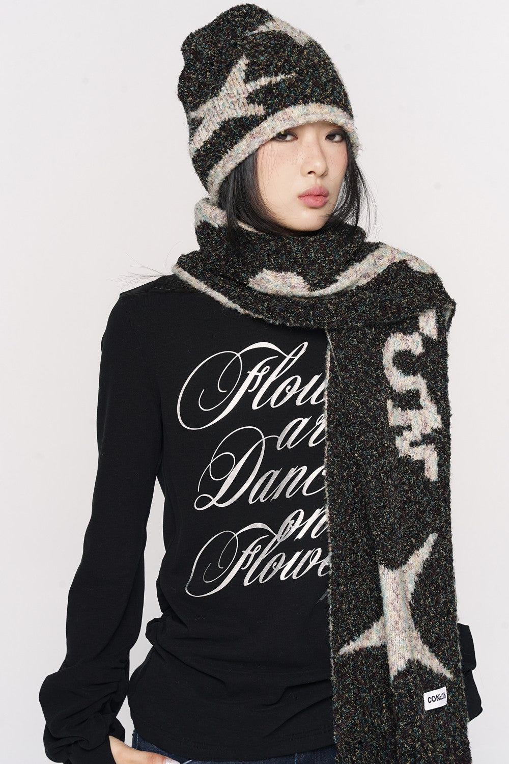 Starry Knit Winter Beanie