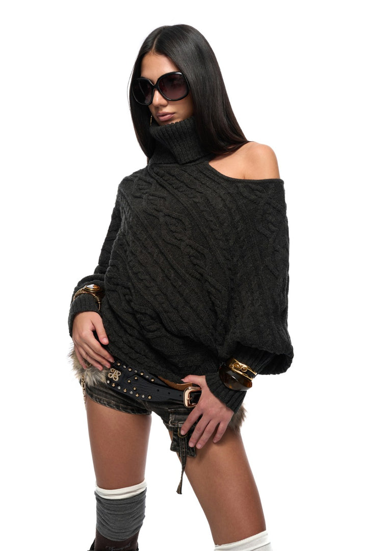 Aria Cutout Wool Sweater