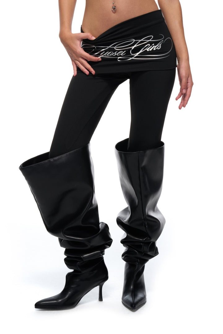 Paris Foldover Waist Leggings