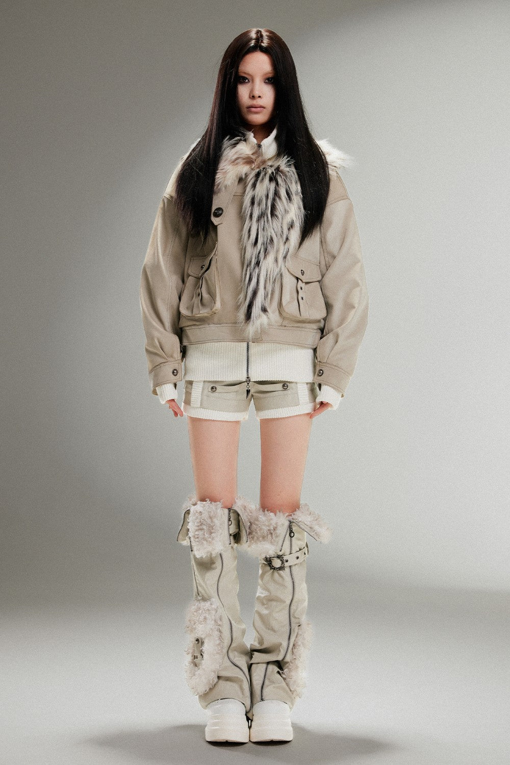 Fur Batwing Bomber Jacket – Pixie Rebels