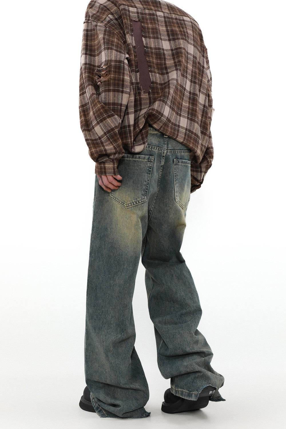 Faded Classic Denim Jeans