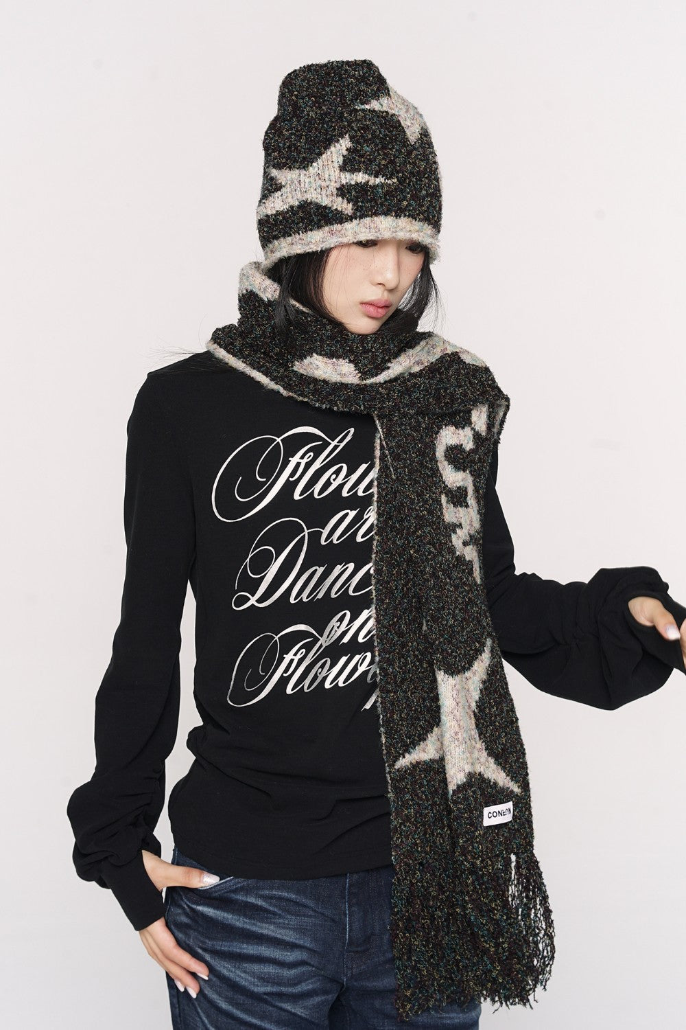 Starry Knit Winter Beanie